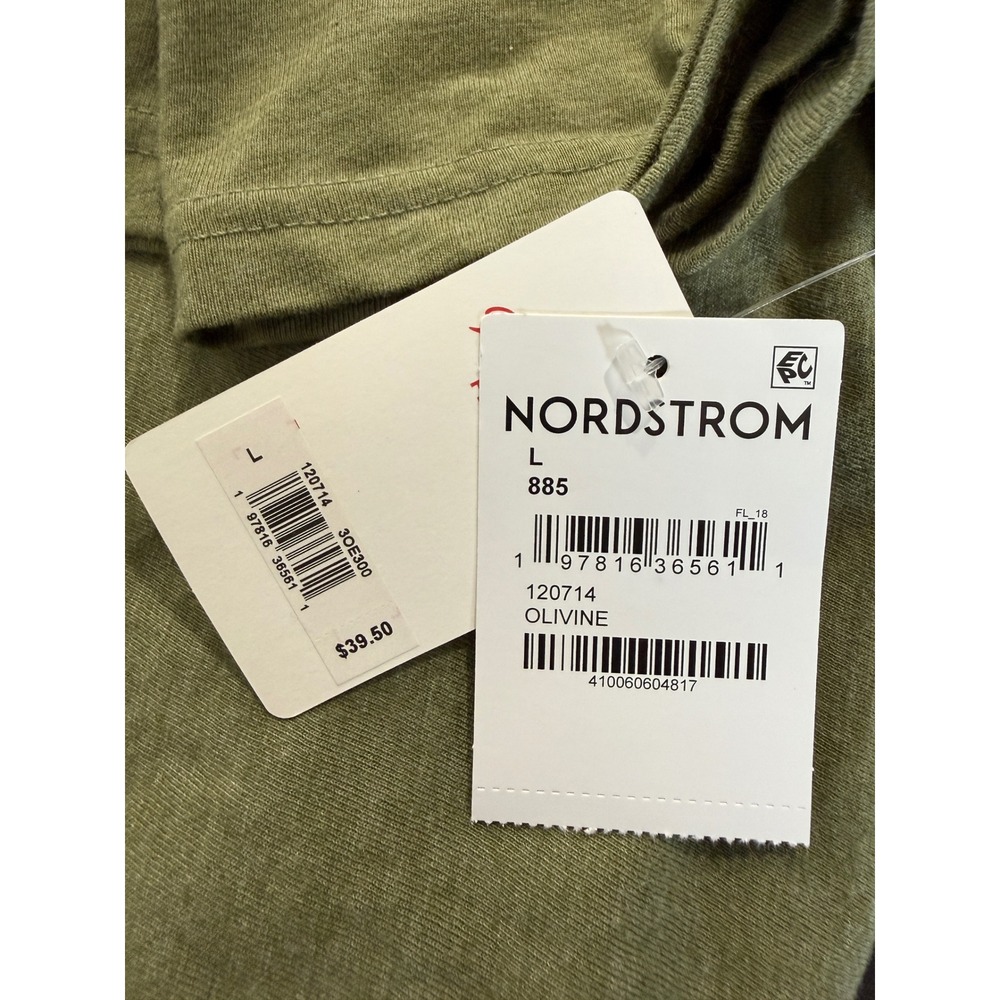 Lucky Brand Rolling Stones Graphic Tee Olivine Green L Nordstrom 120714 - Picture 7 of 8